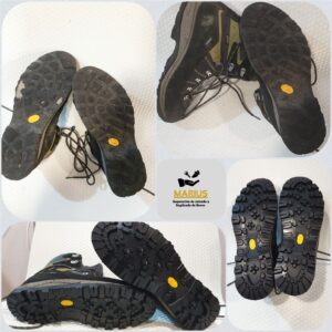 Resolado de botas de montaña